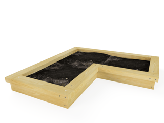 L-Shaped Seating Sleeper Planter