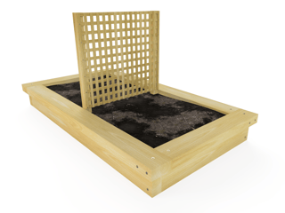 Rectangular Seating Sleeper Planter